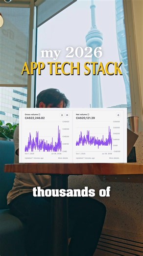 The exact tech stack I used to build an app with thousands of users and tens of thousands in revenue, so you can copy it. Check out Clerk for authentication, user management, billing, and permissions. #clerk #coding #app #softwareengineer