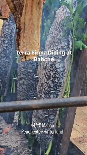 @olivethymeau on Instagram: "Terra Firma Fire Cooking Classes at Bahche Fire on. Hills quiet. Smoke in the air. On 14 & 15 March, Terra Firma Dining returns to Bahche Hinterland for two immersive, open-fire cooking classes. Over 6 hours, you’ll learn how to build and manage a fire pit, cook 7 different recipes, understand heat, smoke and timing — and finish the day the way it should be: gathered around the table, sharing a long feast together. Small group. Hands on. Slow and intentional. If cook