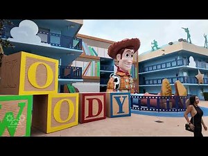 All Star Movies Resort Walkthrough Tour in 4K | Walt Disney World Orlando Florida