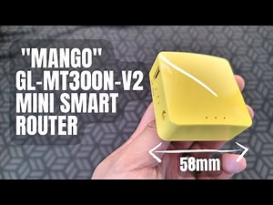 GL-MT300N-V2 (Mango) Mini Smart Router Unboxing
