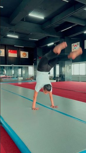 Back Hand Somersault Exercise Gymnastics Backhandspring