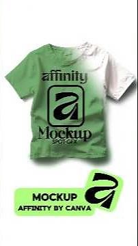 Easy T-Shirt Mockup Design in Affinity – Canva-Inspired Method