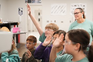 Two days, six programs and an experience they won’t forget! 🎉 Fourth graders from Donelson and Arlington Elementary stepped inside AHS this week for an unforgettable look at our Career & Technical Education programs. Each group rotated through six hands-on experiences: Machining, Coding, Health Sciences, Criminal Justice, STEM and Entrepreneurship. Whether it be watching massive machining equipment in action, exploring digital design in Tinkercad, or using a coding charms kit that introduces co