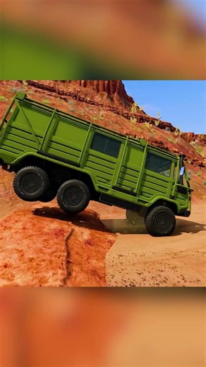 Trucks vs speed bump #beamng #reels #beamngdrive