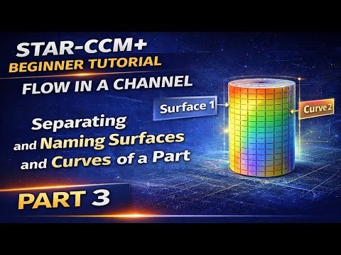 STAR-CCM+ Beginner Tutorial | Chapter 2: Internal Channel Flow Simulation | Part 3: Geo surfaces
