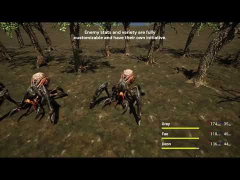 "Trinity" (​​​​​​​Turn-Based RPG Combat Prototype)