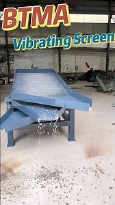 Compact Vibrating Screen for Clean and Efficient Screening