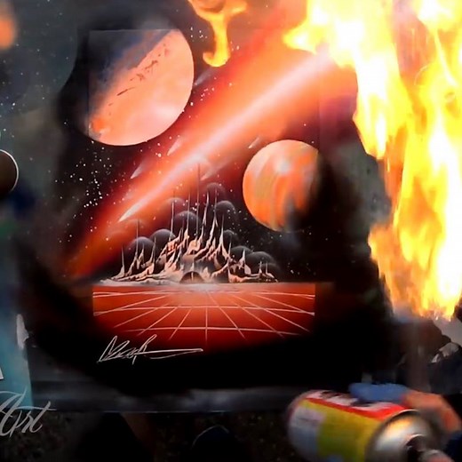 54K views · 911 reactions | Amazing meteor shower painting | Genius Craft | Facebook