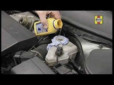 Top up your car's brake fluid