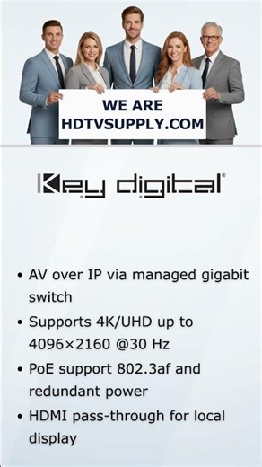 Key Digital KD-IP1022ENC-II 4K AV over IP System Encoder