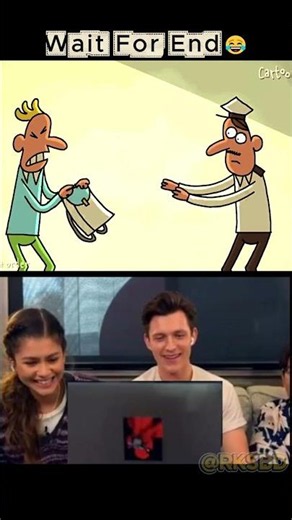 Tom Holland vs Cartoon Box Animation 🤣#shorts