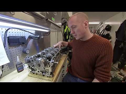 2zz-ge cylinder head reassembly - VVTLi explained and valve clearance check HD 1080p