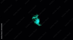 Explosion shockwave effect and divergent wave on a transparent background. Abstract smoke explosion animation. Fire energy animation on a Alpha channel. Overlay Template. Explosion shockwave.