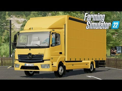 FS22 - Mercedes-Benz Atego 823 BOX Truck - Farming Simulator 2022 Roleplay Mod DOWNLOAD