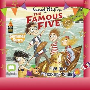 Did you know you can use our online resources for #SummerStars? Using Borrowbox, you will find a wealth of eBooks and eAudiobooks for all to enjoy. Below is a snippet of 'Five go to Treasure Island', the first Famous Five book by Enid Blyton. This title is available with no queue, meaning you can all download it instantly! Download Borrowbox today, and find all the treasures! #RightToRead #SummerStars2023 #KilkennyLibrary | Kilkenny County Council Library Service | Facebook