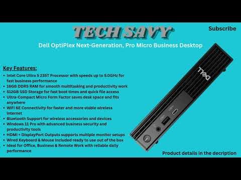 Dell OptiPlex Next-Generation Pro Micro Review 2026 | Core Ultra 5 235T Mini Business Desktop PC