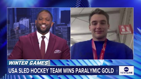 Wallace on Team USA's sled hockey Paralympic gold win