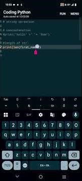 operation on string....in python series jane basic to advance 😀