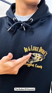 The best part of my childhood didn’t happen outdoors... it happened in front of the TV on Friday nights. 📺 ​I can still hear that Dixie horn echoing through the living room. Whether you were a Bo or a Luke, we all wanted to be behind the wheel of the General Lee. This Bo & Luke Duke’s Hazzard County Stunt Driver Experience hoodie is basically a time machine back to the Duke Farm. ​ (Tell me in the comments: Who was your favorite character?) | The Dukes Of Hazzard Family