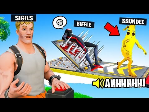 ESCAPE the TRAPPER for Loot in Fortnite!