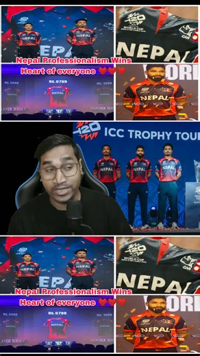 Nepal’s professionalism wins everyone’s hearts, just like the Indian cricket team.#fyp #foryou #foryoupage #Nepalcricket #crictok @Karan KC @Dipendra singh Airee @CAN Official