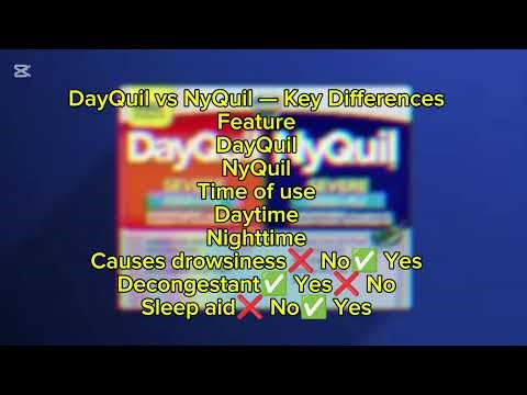 What Are DayQuil and NyQuil?
