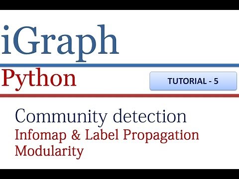 How to Run Label Propagation and Infomap Community Detection using igraph in Python