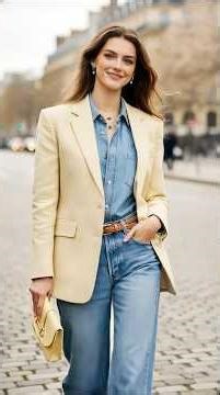 세련된 봄 자켓 코디 | Elegant Spring Jackets 🌸 Chic Street Style for Women 40+