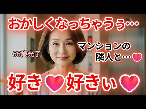 【シニア恋愛】「もう抑えられないわ…」66歳未亡人がマンションの隣人に恋をしてしまった話【朗読ドラマ】
