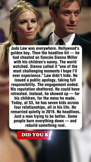 The truth about Jude Law's biggest mistake