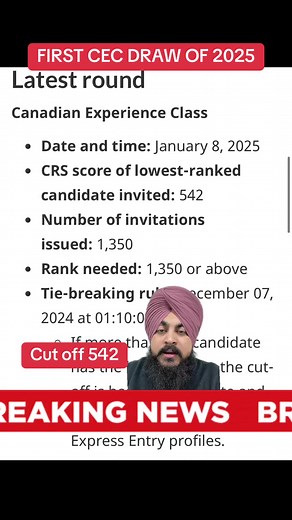 Canada Immigration: First CEC Draw of 2025 Insights