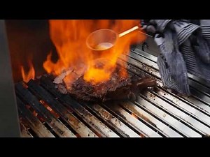 Flambe Steak and Fire