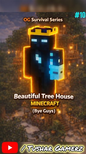 Beautiful Tree House Minecraft #viral #trending #gaming