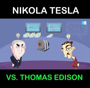 1.2M views · 421 reactions | Grandes peleas de la ciencia: Nikola vs. Edison | Oye Juanjo | Facebook