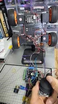 아두이노 4륜 전동차 조이스틱 제어