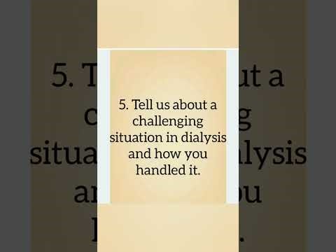 #Dialysis interview Questions and Answers for nurses#part 1