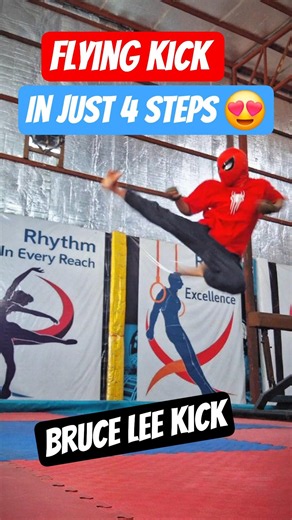 Flying kick easy tutorial 😎😉#flyingkick #tutorial #youtubeshorts #youtube #martial arts
