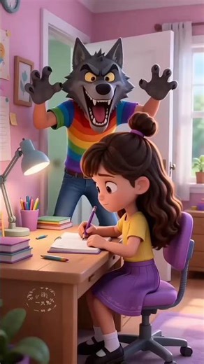 😒 I am not scared 😱 | Let's scares the little one 😲 ~ animated | #treanding #cartoon #shorts