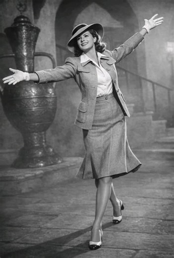Ilsa Lund dances at a castle in Casablanca. #ai #ilsalund #dancing #casablanca #classy