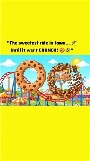 Cookie Roller Coaster Ride Gone Wrong! 🎢🍪🤣 | Funny 2D Cartoon Animation