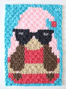 August Summer Gnome C2C Crochet - Repeat Crafter Me