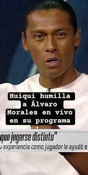 Huiqui humbles Álvaro Morales