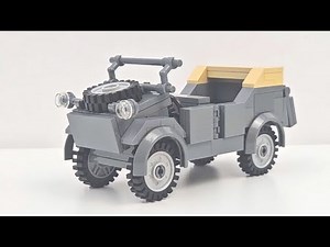 Lego WW2 Kubelwagen MOC (Instructions)
