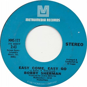 Bobby Sherman - Easy Come, Easy Go