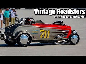 Vintage Roadsters at Bonneville Speed Week 2021