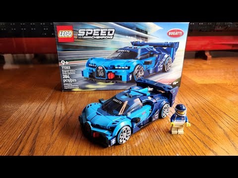 Lego Speed Champions Bugatti Vision Gran Turismo Set 77253 Build and Review