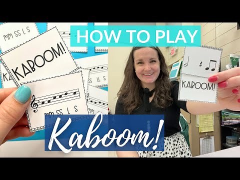 How to Play KABOOM // The Best Centers Game for Rhythm or Melody in Elementary Music
