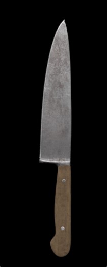 Kitchen Knife 3D Model Unity and Blender Free by reptilianalien