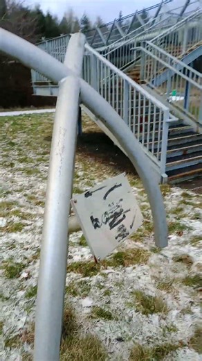 footbridge over M8 motorway