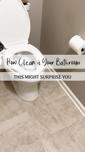 Shocking right? But proof that “toilet plume” is a thing and a term for what happens when the force of flushing sprays teeny tiny invisible particles of pee, poop, and other yucky things from the bowl into the air. I’m still trying to unsee what I saw on my toilet paper. ( which now has a new home) #cleaning #cleaningtips #cleaningtip #toiletclean #cleaning #cleantok #cleaningmotivation #cleaninghack How to keep your toilet clean